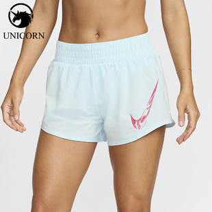 Nike/耐克正品夏季女士休闲经典时尚训练运动松紧短裤FV6365-474