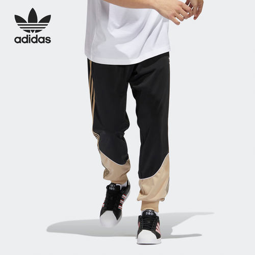 Adidas/阿迪达斯正品三叶草男子运动拼色休闲透气长裤HI3004