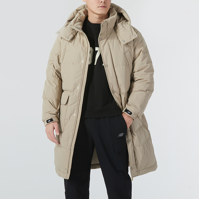 New Balance/NB正品男士连帽冬季保暖简约羽绒服外套NPD4E241-LBE