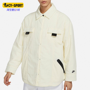 Nike/耐克正品新款秋冬 女子衬衫式夹克运动棉服外套 DD4631-715