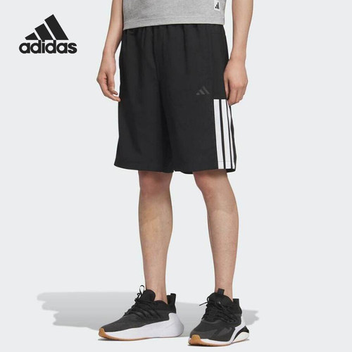 Adidas/阿迪达斯正品2025夏季款男士日常经典梭织运动短裤KC2881