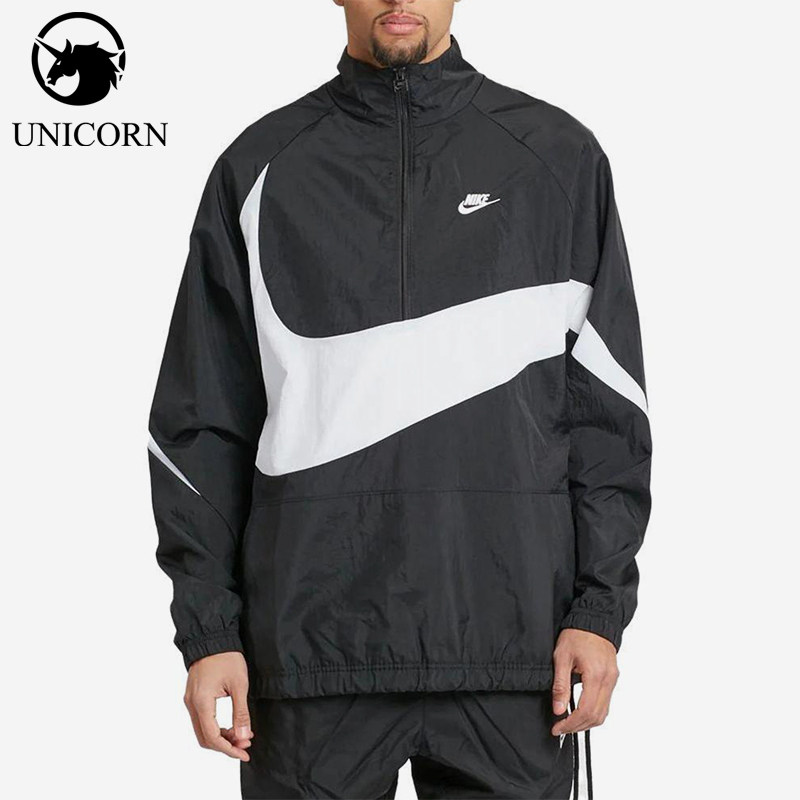 Nike/耐克正品2025男士拉链立领耐穿运动休闲日常外套AJ2696-010