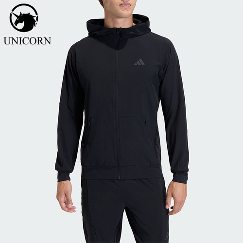 Adidas/阿迪达斯正品春秋男士休闲训练运动连帽夹克外套KA4821