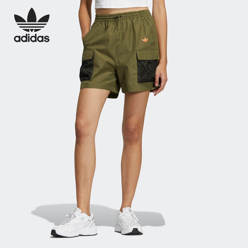 Adidas/阿迪达斯正品三叶草OD GFX SHORT女士运动短裤HR6463