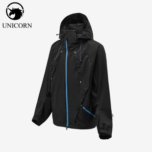 Adidas/阿迪达斯正品撞色拉链连帽长袖夹克经典男夹克外套KR0413