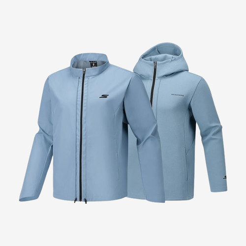 Skechers斯凯奇正品男防泼水防风耐磨三合一夹克P126M026-03M3