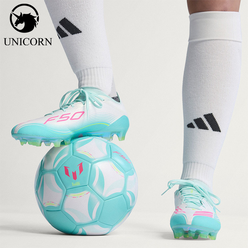 Adidas/阿迪达斯正品梅西系列男女低帮训练经典长钉足球鞋JQ0927