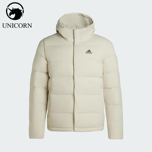 Adidas/阿迪达斯正品V HELIONIC HO J男士连帽保暖羽绒服KE5403
