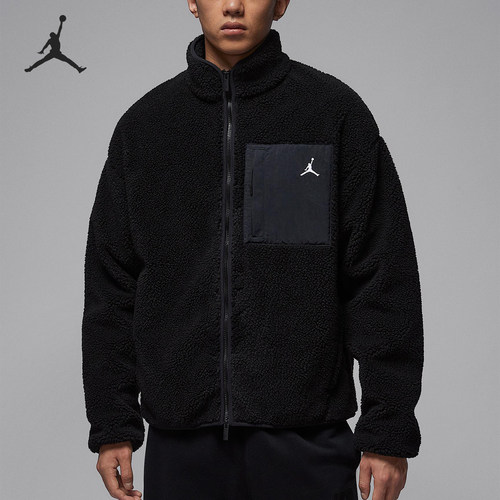 Nike/耐克正品JORDAN男士宽松保暖仿羊羔绒外套HV0779-010