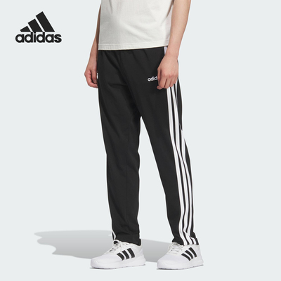 Adidas/阿迪达斯官方正品春夏新款男女三条纹直筒运动裤KA8348