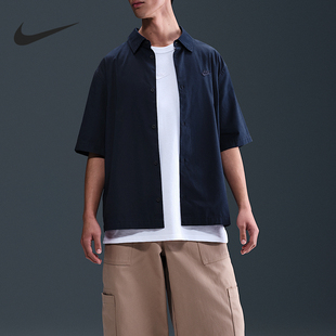 款 2025夏季 男士 户外耐穿宽松衬衫 451 Nike HJ2030 耐克正品