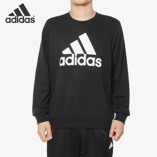 Adidas/阿迪达斯正品经典休闲男子圆领宽松套头卫衣DT9941