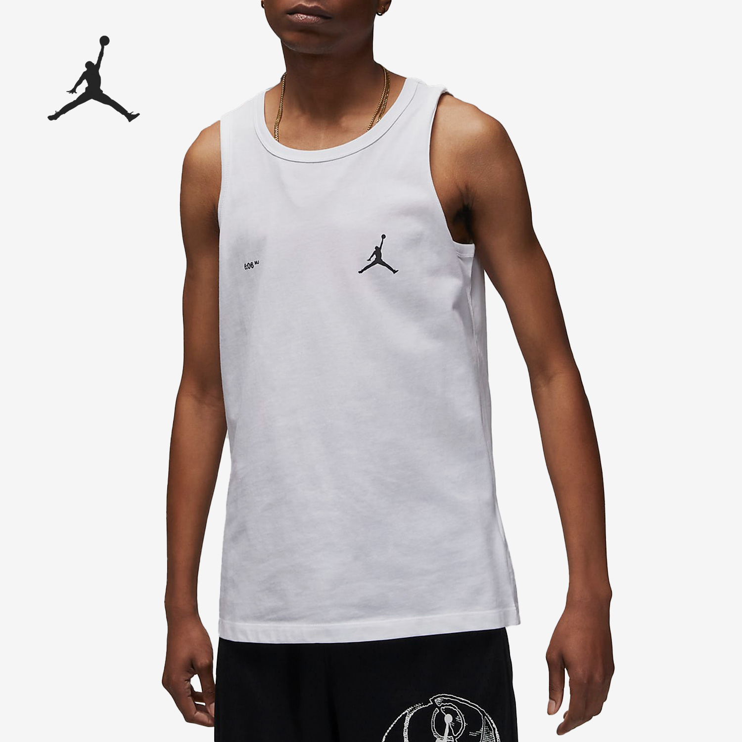 Nike/耐克正品JORDAN男子运动透气训练无袖背心DX9606-100