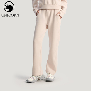 女士日常直筒针织运动长裤 Adidas 款 2025冬季 KH2689 阿迪达斯正品