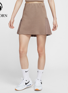Nike/耐克正品2025女士耐穿运动高尔夫透气梭织半身裙IF8532-214