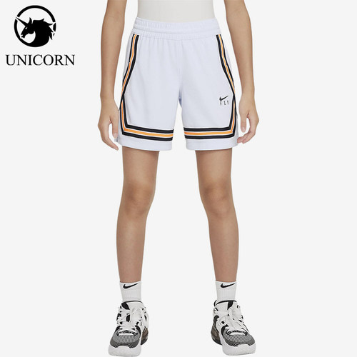 Nike/耐克正品儿童时尚休闲松紧高腰合身五分短裤DA1086-085
