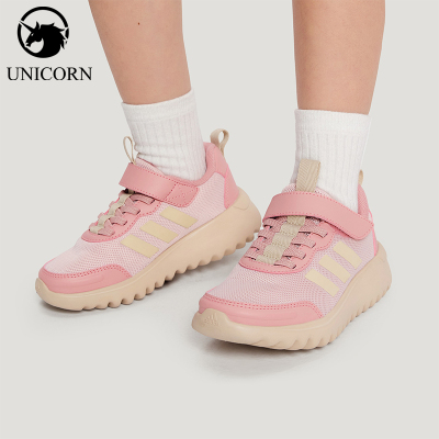 Adidas/阿迪达斯正品2026春季款儿童低帮魔术贴运动鞋KJ0772