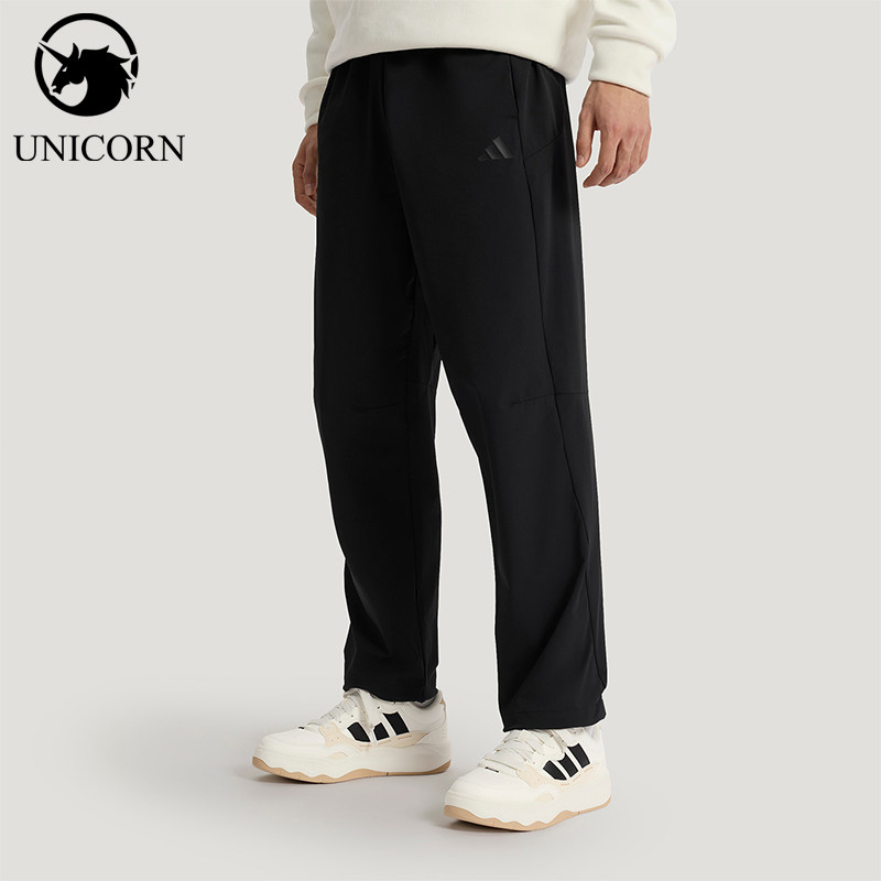 Adidas/阿迪达斯官方正品TH风天男士运动针织舒适系带长裤KR2539