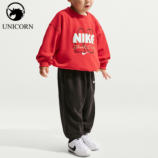 IU5275 Sportswear婴童休闲圆领套头耐穿套装 010 耐克正品 Nike