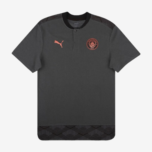 PUMA彪马正品2020-21曼城Logo圆领短袖男款足球球衣757926-13