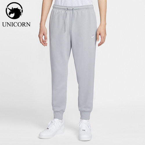 Nike/耐克正品2025秋季款男士日常束脚针织刺绣长裤FN3802-077
