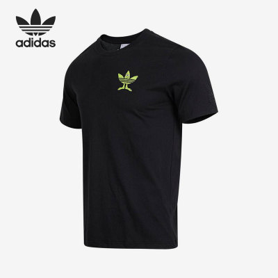 Adidas/阿迪达斯正品三叶草男子运动休闲印花短袖T恤HM2493