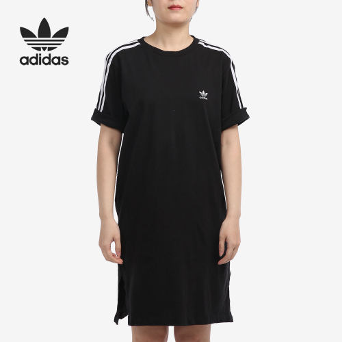 Adidas/阿迪达斯正品三叶草女子舒适休闲运动连衣裙 GN2777