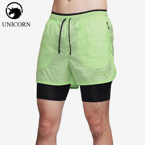 Nike/耐克正品2025男士运动梭织透气跑步二合一短裤FB8545-337