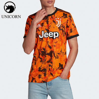 Adidas/阿迪达斯官方正品夏季男士套头复古时尚印花短袖T恤GE4856