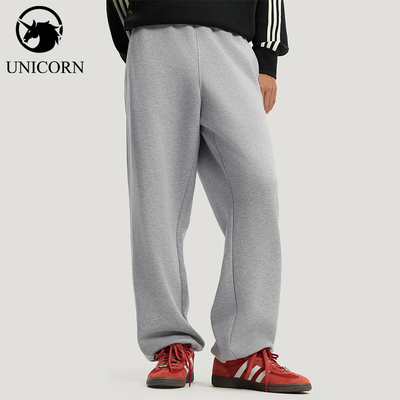 Adidas/阿迪达斯正品三叶草男士透气针织柔软双面运动长裤KT0653