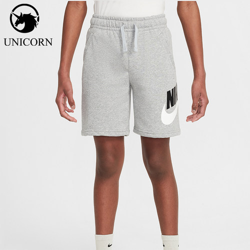 Nike/耐克正品大童宽松针织透气系带休闲运动短裤CK0509-063