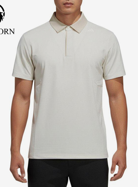 Adidas/阿迪达斯正品WUZONGTAN新款男米白色经典短袖Polo衫KW4762