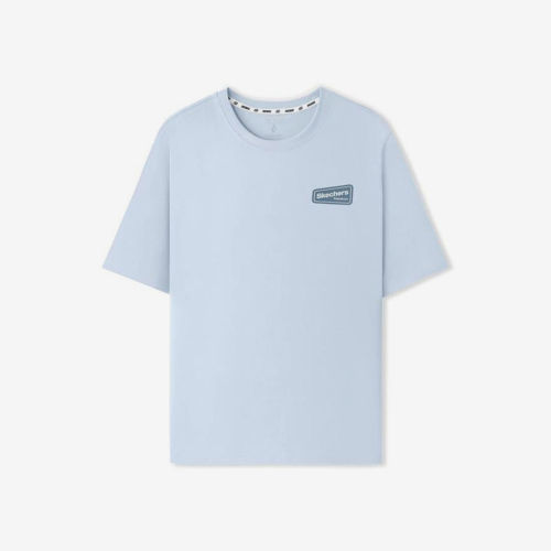 Skechers斯凯奇正品户外男女透气短袖圆领运动T恤L226U066-026P