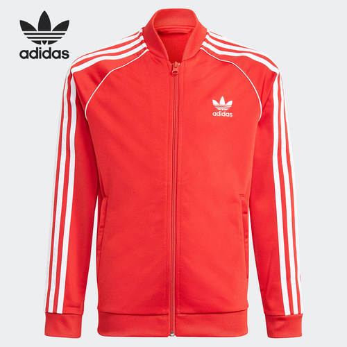Adidas/阿迪达斯正品三叶草大童侧条纹休闲运动外套 GN8449