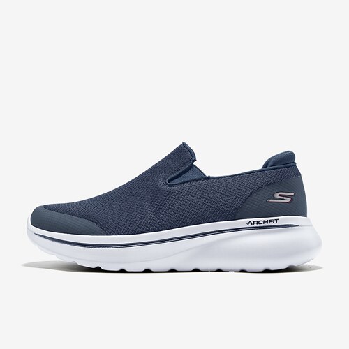 Skechers斯凯奇正品GO WALK男一脚蹬支撑运动休闲鞋217074-NVY