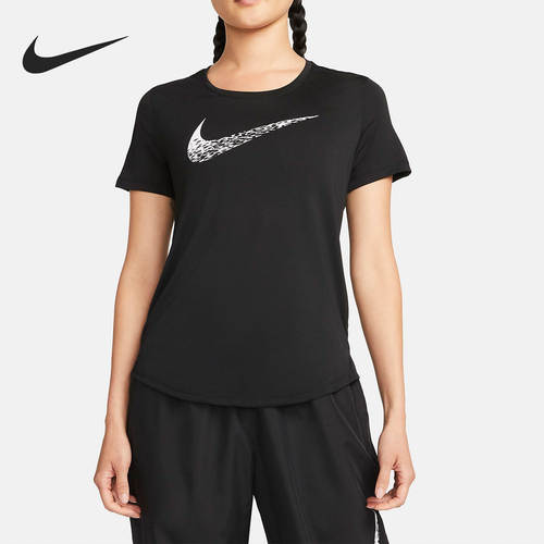 Nike/耐克正品夏季女子透气健身跑步休闲装短袖DM7778-010