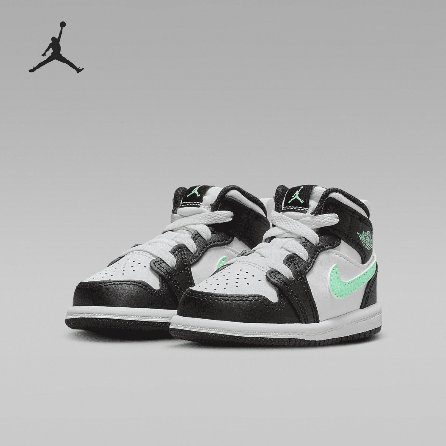Nike/耐克正品Jordan 1 Mid 婴童经典舒适运动鞋DQ8425-103