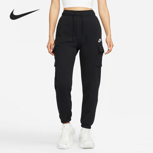 Nike/耐克正品当季女子运动宽松运动裤针织卫裤DD8714-010