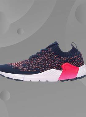 李宁女子休闲鞋18年春季新款轻便包裹一体织袜子鞋运动鞋AGCM248