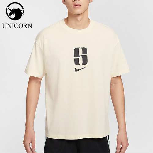 Nike/耐克正品2025男士休闲圆领套头印花透气篮球短袖IO4239-113