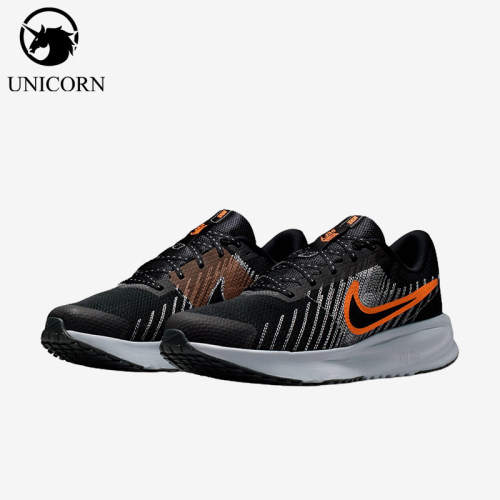 Nike/耐克正品RUNDEFY新款男黑橙色低帮网面经典跑步鞋HM9594-011