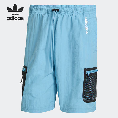 Adidas/阿迪达斯正品当季男子新款三叶草运动时尚耐磨短裤 GN2342
