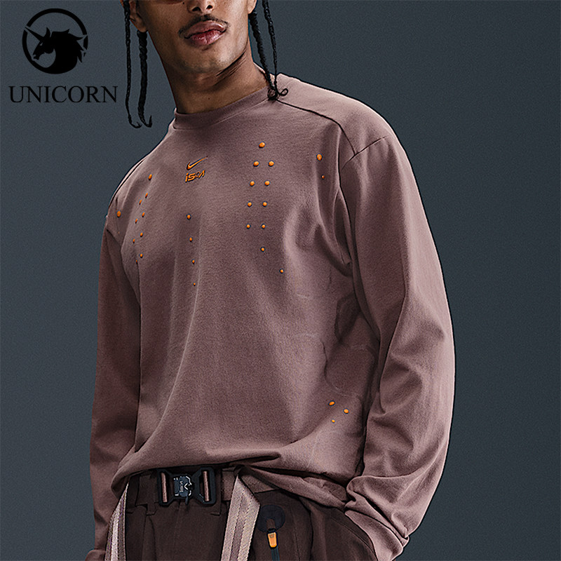 Nike/耐克正品2025秋季款男士休闲运动套头长袖上衣HJ9087-208