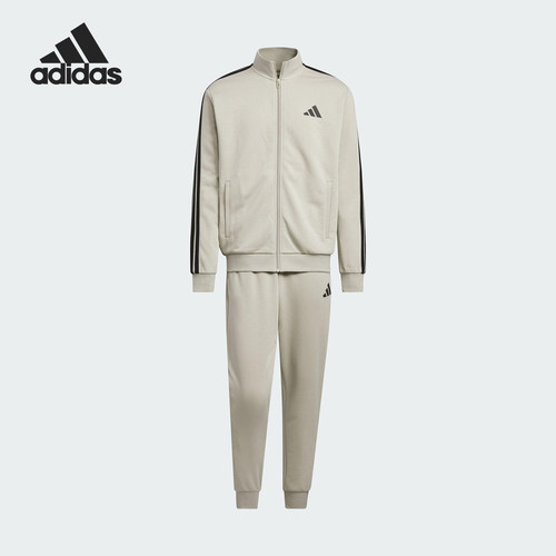 Adidas/阿迪达斯官方正品TRACKSUIT男女立领拉链长袖套装JZ0112