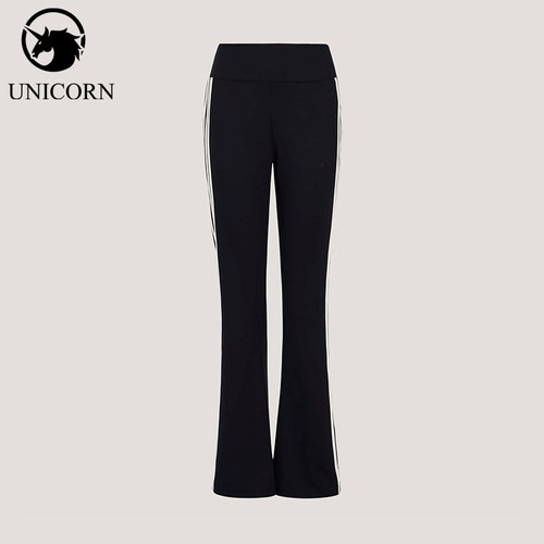 Adidas/阿迪达斯正品FLARED LEG PANT女士运动修身喇叭长裤KX2749