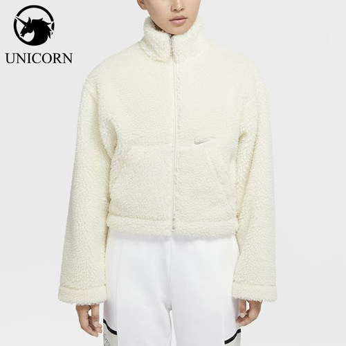 Nike/耐克正品 SwshJktSherpa羊羔绒外套夹克外套CU6640-238