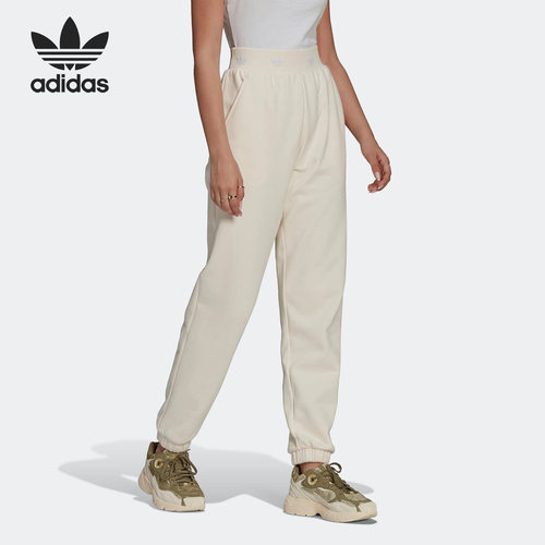 Adidas/阿迪达斯官方正品三叶草CUFFED PANT休闲女子长裤HE6883