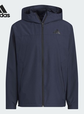 Adidas/阿迪达斯正品2025新款男女运动梭织宽松外套KA9310