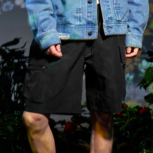 宽松运动舒适透气男子五分裤 新款 AKSS773 秋季 李宁正品