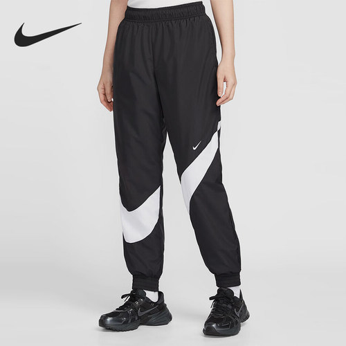Nike/耐克正品2025夏季款女士梭织运动束脚长裤HM8977-010